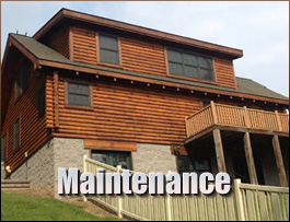  Walnut Cove, North Carolina Log Home Maintenance